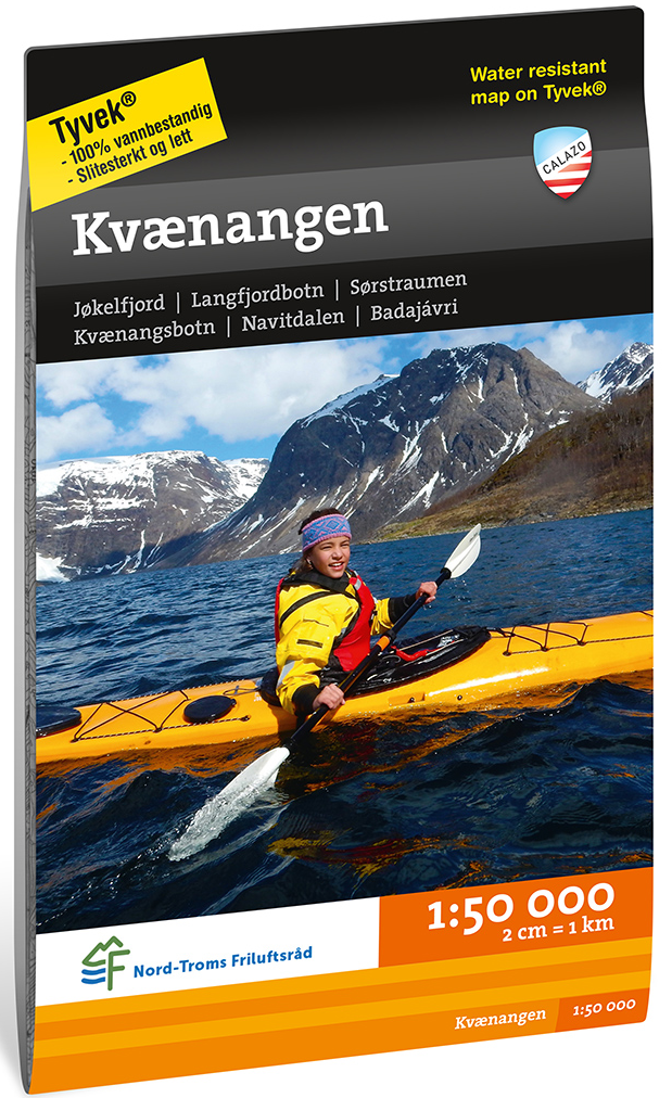 Calazo Turkart Kv&aelig;nangen 1:50 000