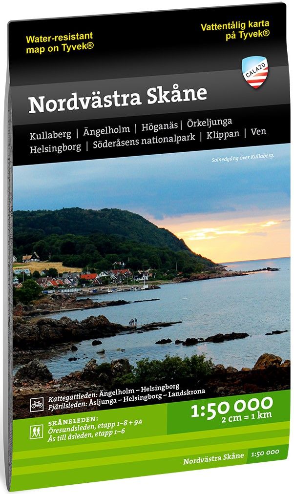 Calazo Nordvästra Skåne 1:50 000