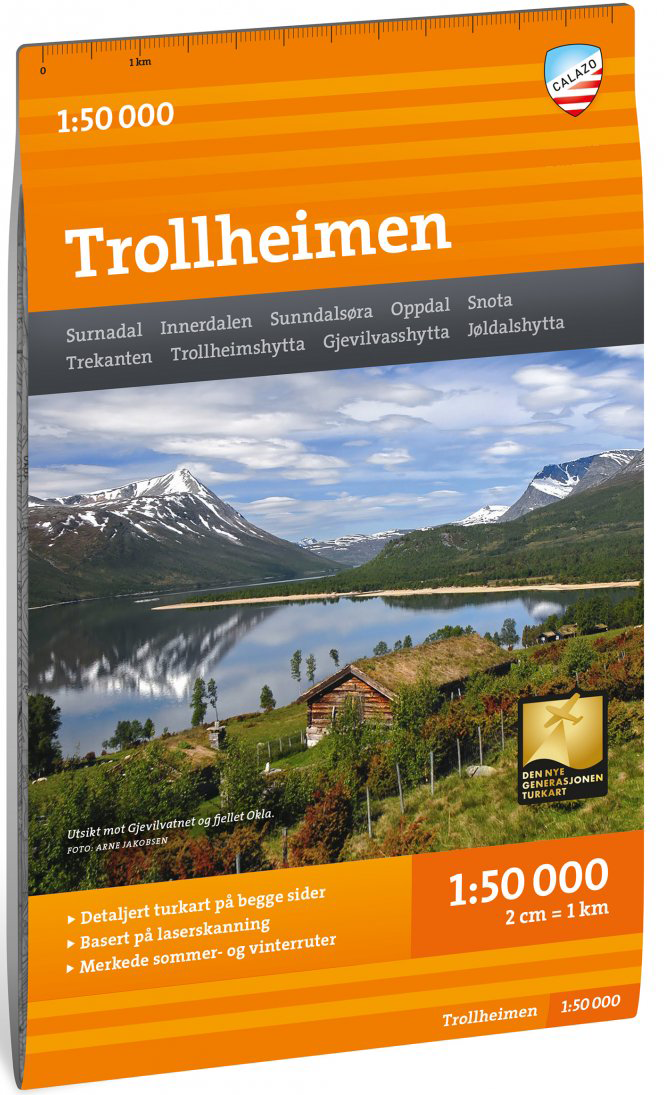 Calazo Turkart Trollheimen 1:50 000