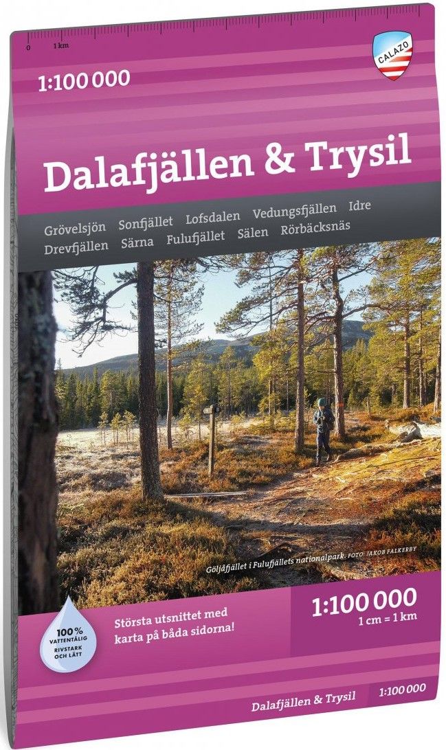 Calazo Dalafj&auml;llen & Trysil 1:100000