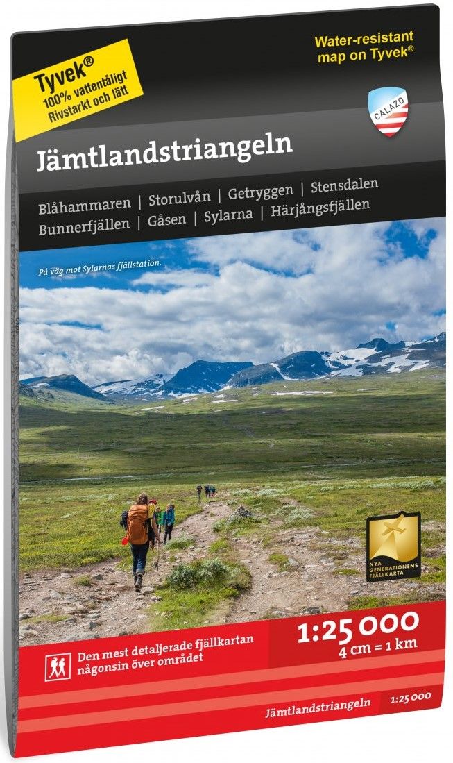 Calazo J&auml;mtlandstriangeln 1:25 000