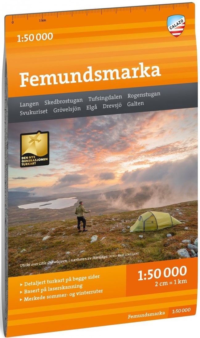 Calazo Turkart Femundsmarka 1:50 000