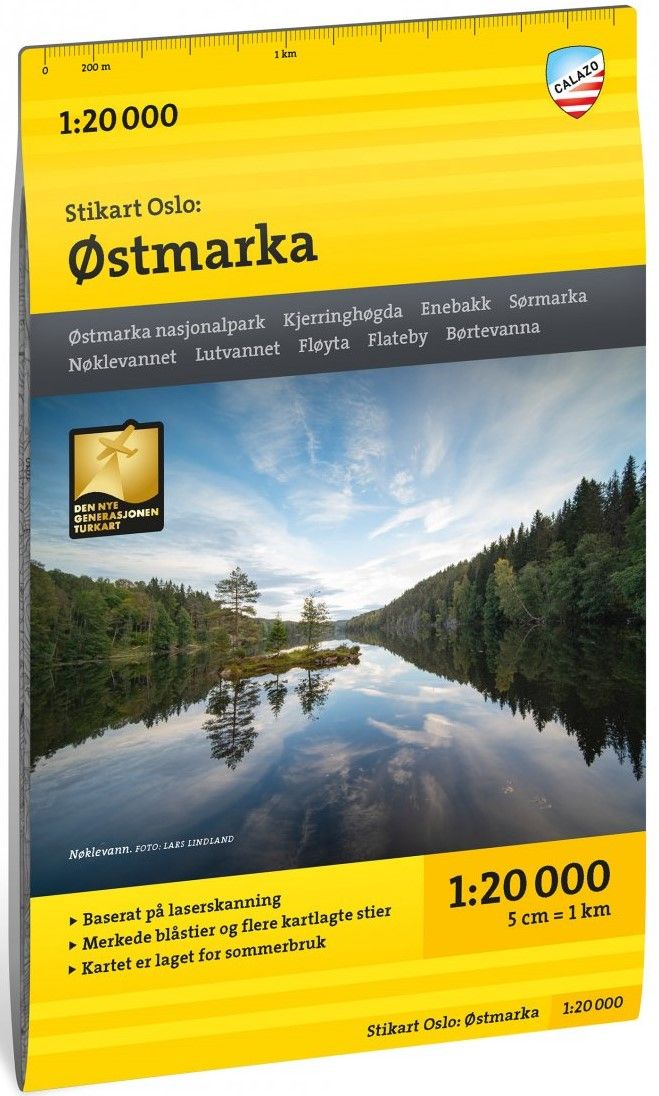 Calazo Stikart Oslo: &Oslash;stmarka 1:20.000