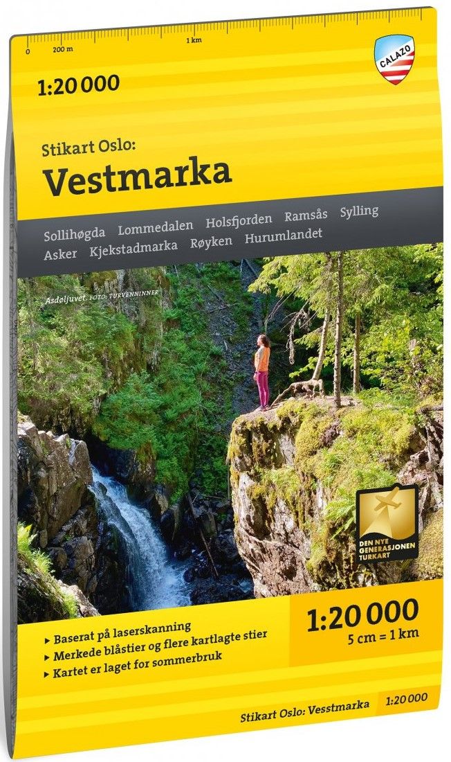 Calazo Stikart Oslo: Vestmarka 1:20.000