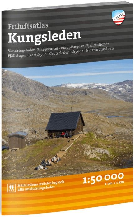 Calazo Friluftsatlas Kungsleden 1:50 000