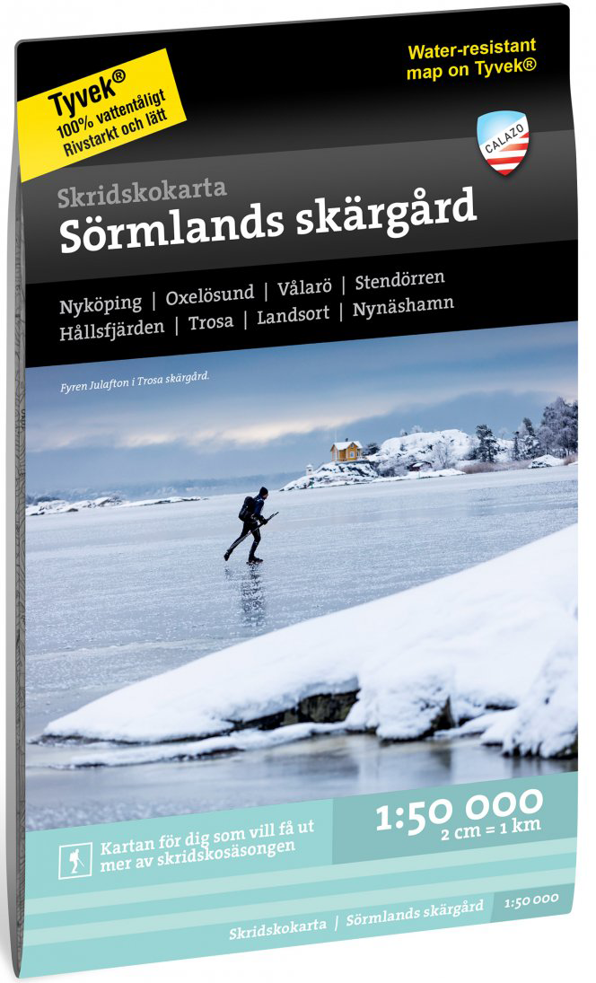 Calazo Skridskokarta S&ouml;rmlands 1:50 000