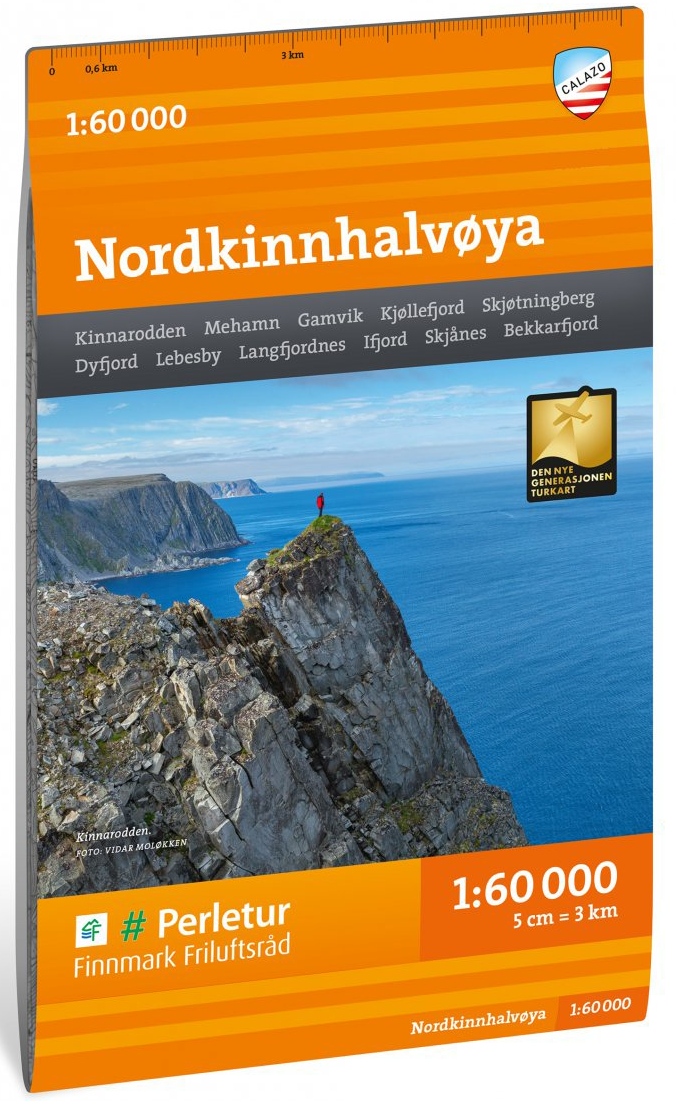 Calazo Turkart Nordkinnhalv&oslash;ya 1:60 000
