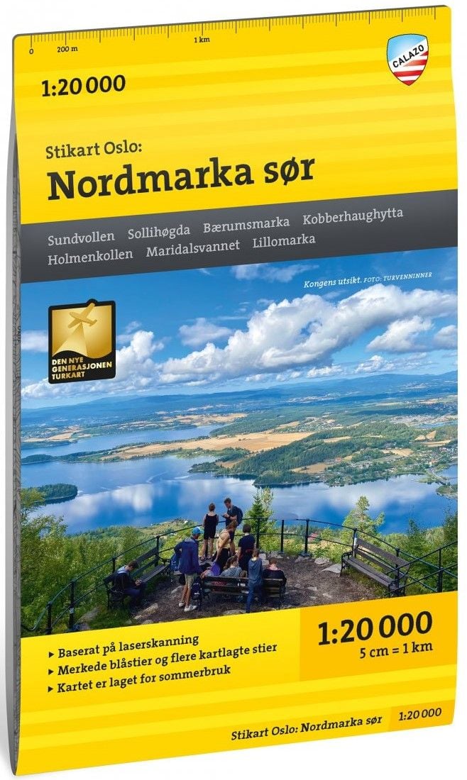 Calazo Stikart Oslo: Nordmarka sør 1:20.000