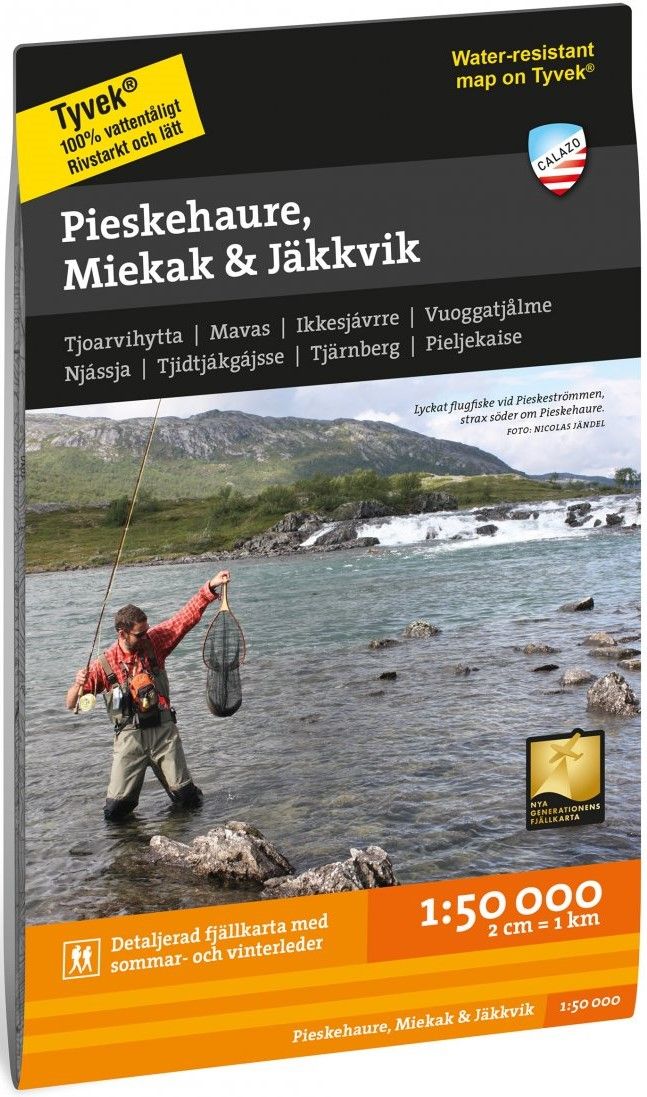 Calazo Pieskehaure, Miekak & J&auml;kkvik 1:50 000
