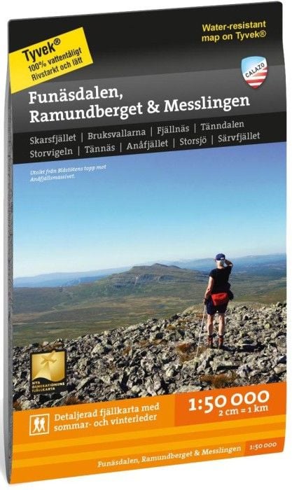 Calazo Funäsdalen Ramundberget Messlingen 1:50 000