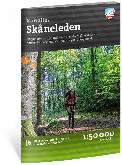 Calazo Friluftsatlas Sk&aring;neleden 1:50 000 3:e upplagan
