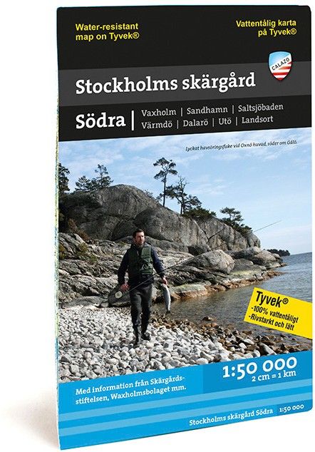 Calazo Sjö- & Kustkarta Stockholms skärgård - Södra
