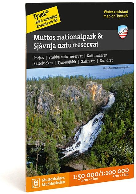 Calazo Fj&auml;llkarta Muddus nationalpark & Sj&aacute;vnja naturreservat