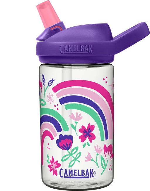 Camelbak Eddy+ Kids 14 Tritan lasten juomapullo, Rainbow Floral