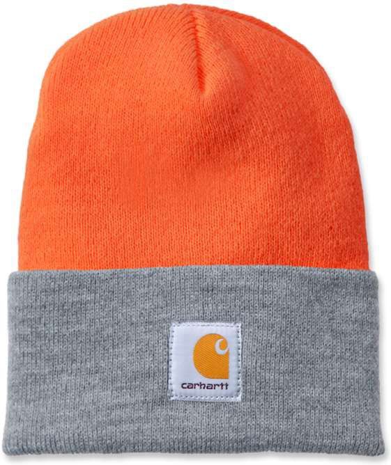 Carhartt Workwear Carhartt Watch Hat Bright Orange/H.Grey