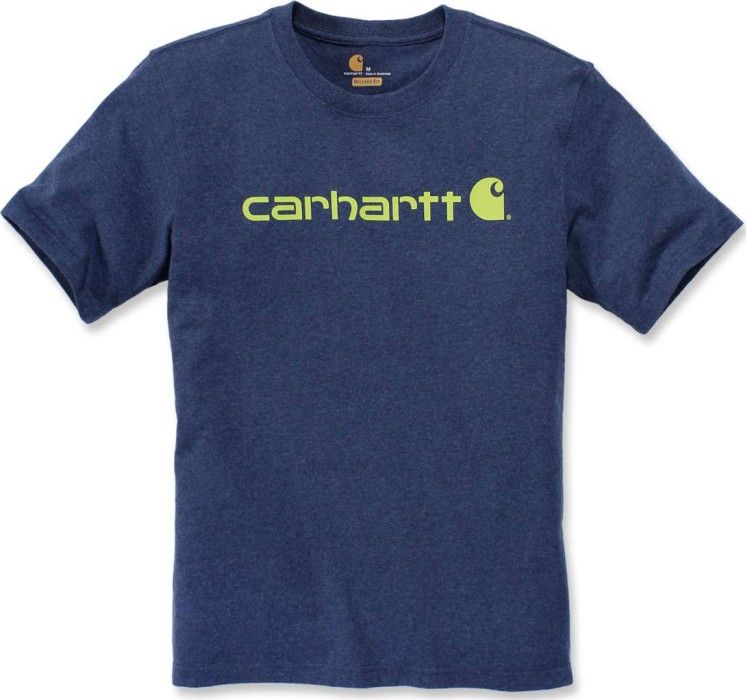 Carhartt Workwear Carhartt M's Core Logo T-Shirt S/S Deep Blue Indigo