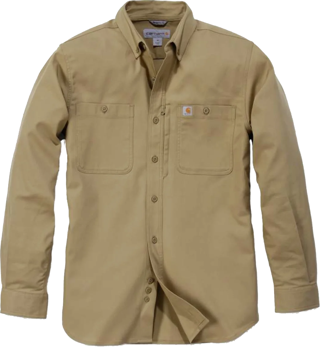 Carhartt Workwear Carhartt M's Rugged Prof Workshirt L/S Dark Khaki