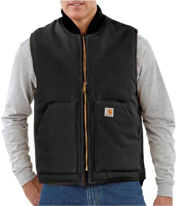 Carhartt Workwear M's Insulated Rib Collar Vest Carhartt® Black