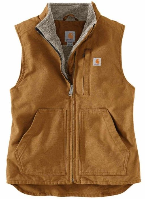 Carhartt Workwear W's Sherpa Lined Mock Neck Vest Carhartt® Brown