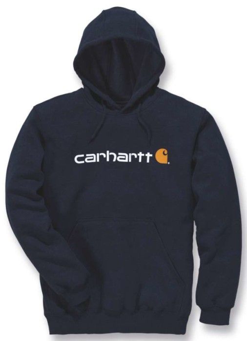 Carhartt Workwear Carhartt M's Signature Logo Sweatshirt New Navy