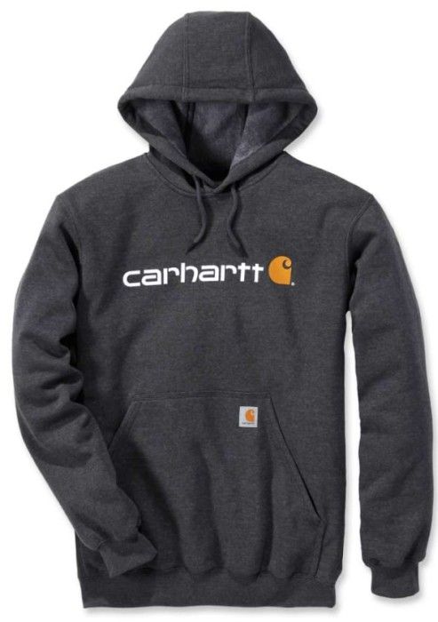 Carhartt Workwear Carhartt M's Signature Logo Sweatshirt Carbon Heather