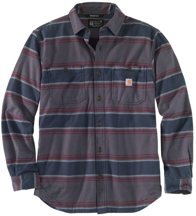 Carhartt Workwear Carhartt M's Hamilton Fleece Lined Shirt Shadow Stripe