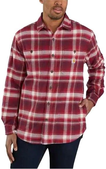 Carhartt Workwear Carhartt M's Hamilton Fleece Lined Shirt Oxblood