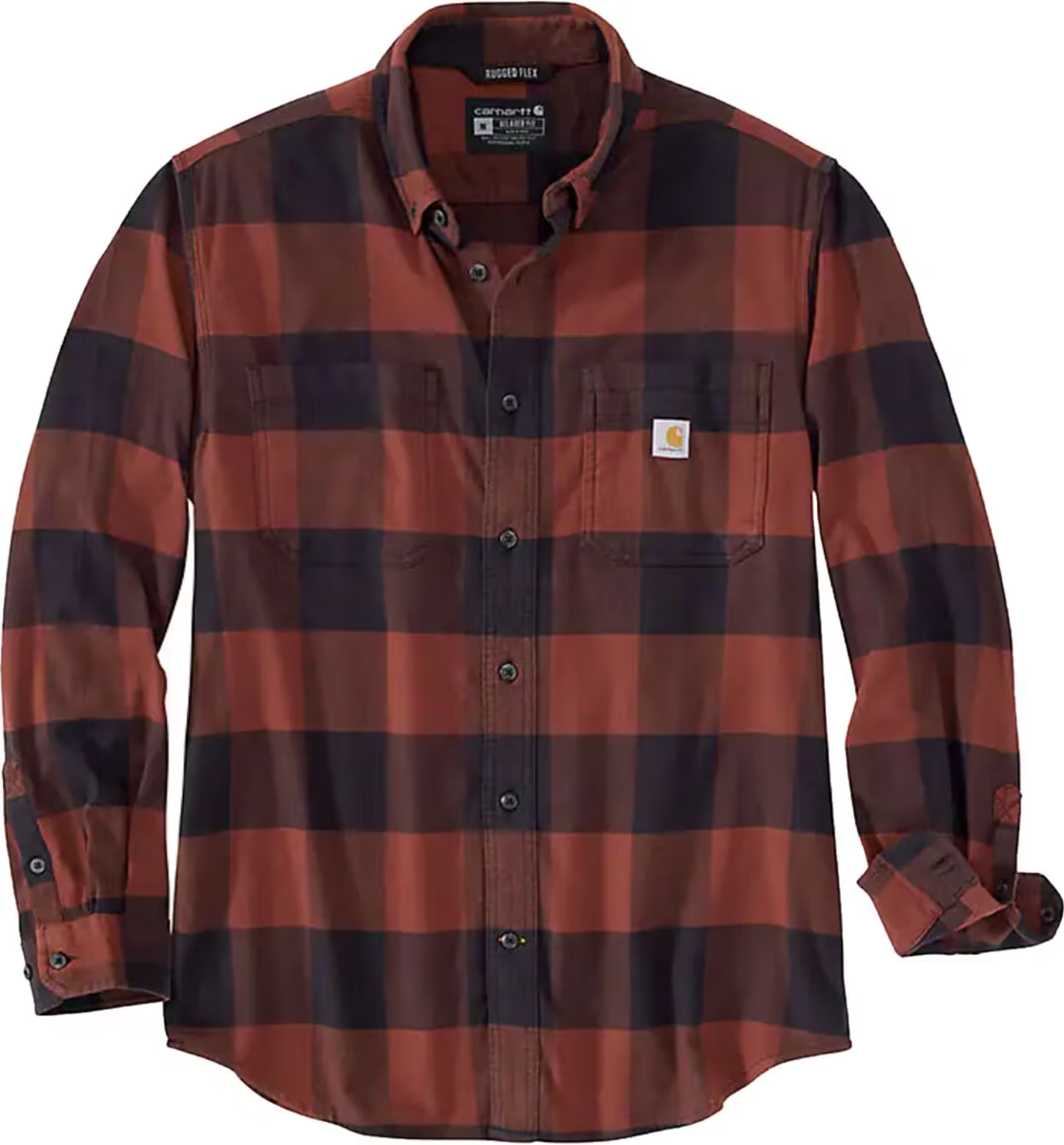 Carhartt Workwear Carhartt M's Midweight Flannel L/S Plaid Shirt Mineral
