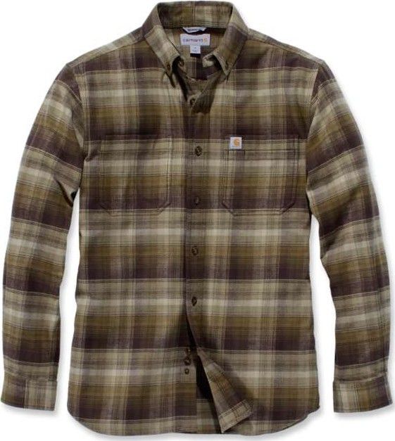 Carhartt Workwear Carhartt M's L/S Rugged Flex Hamilton Plaid Shirt Fir Green