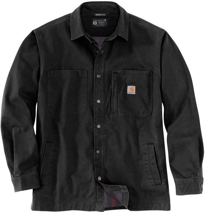 Carhartt Ms Fleece Lined Snap Front Shirt Jacket