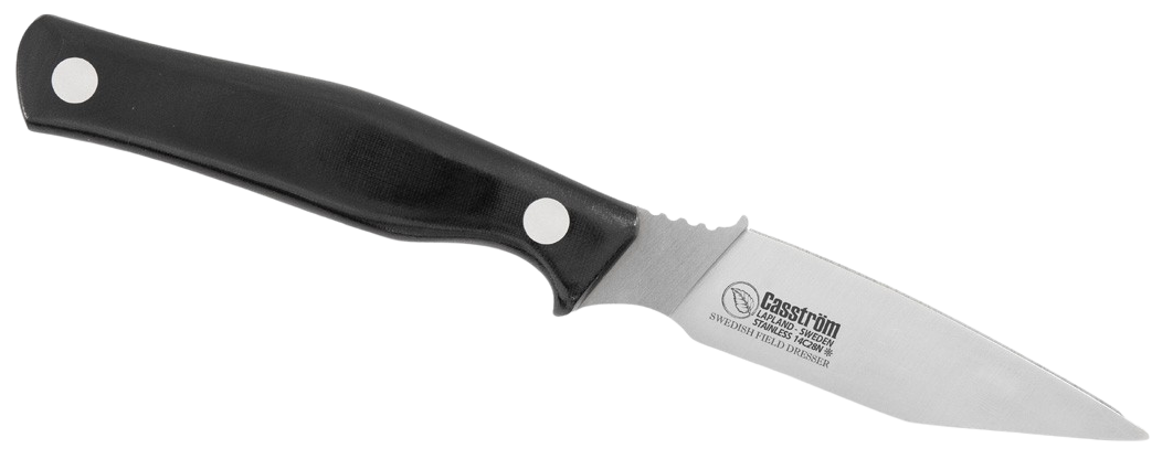 Casström Swedish Field Dresser Svart Micarta