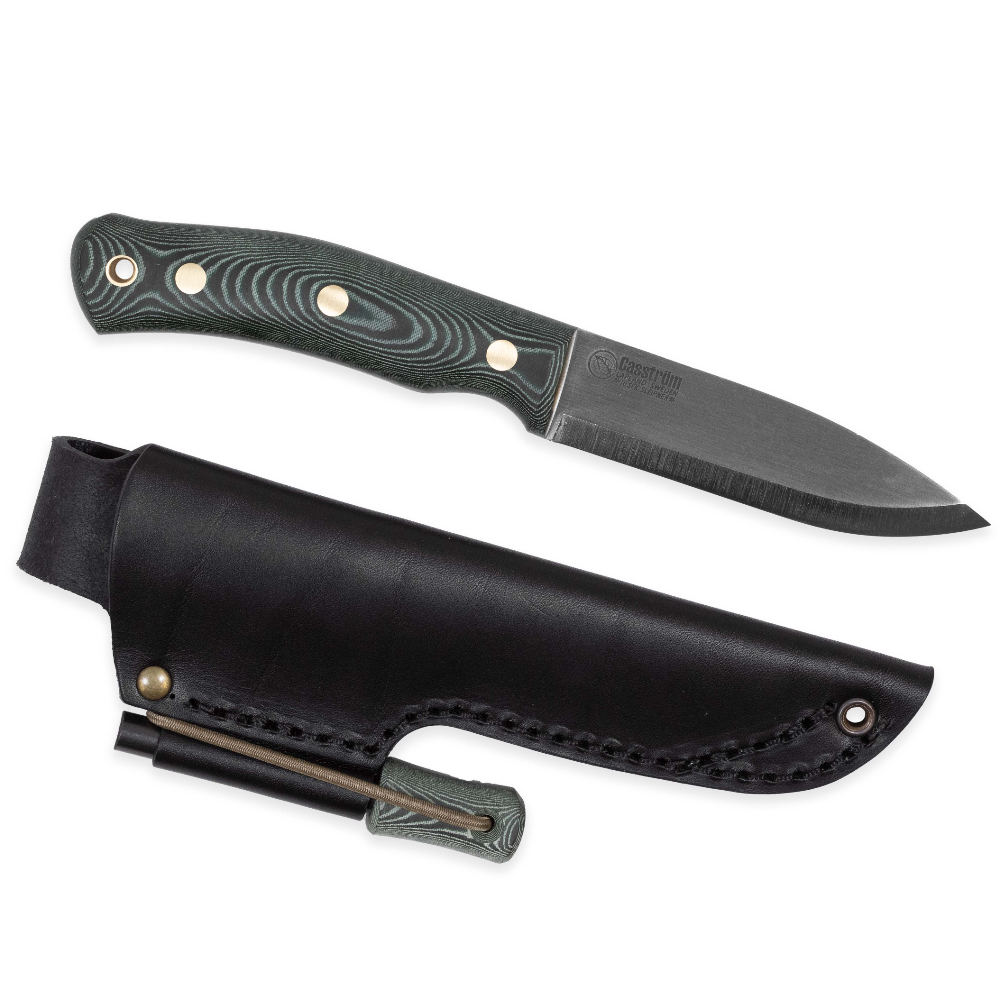 Casström No.10 Swedish Forest Knife Micarta/Scandi med Eldstål
