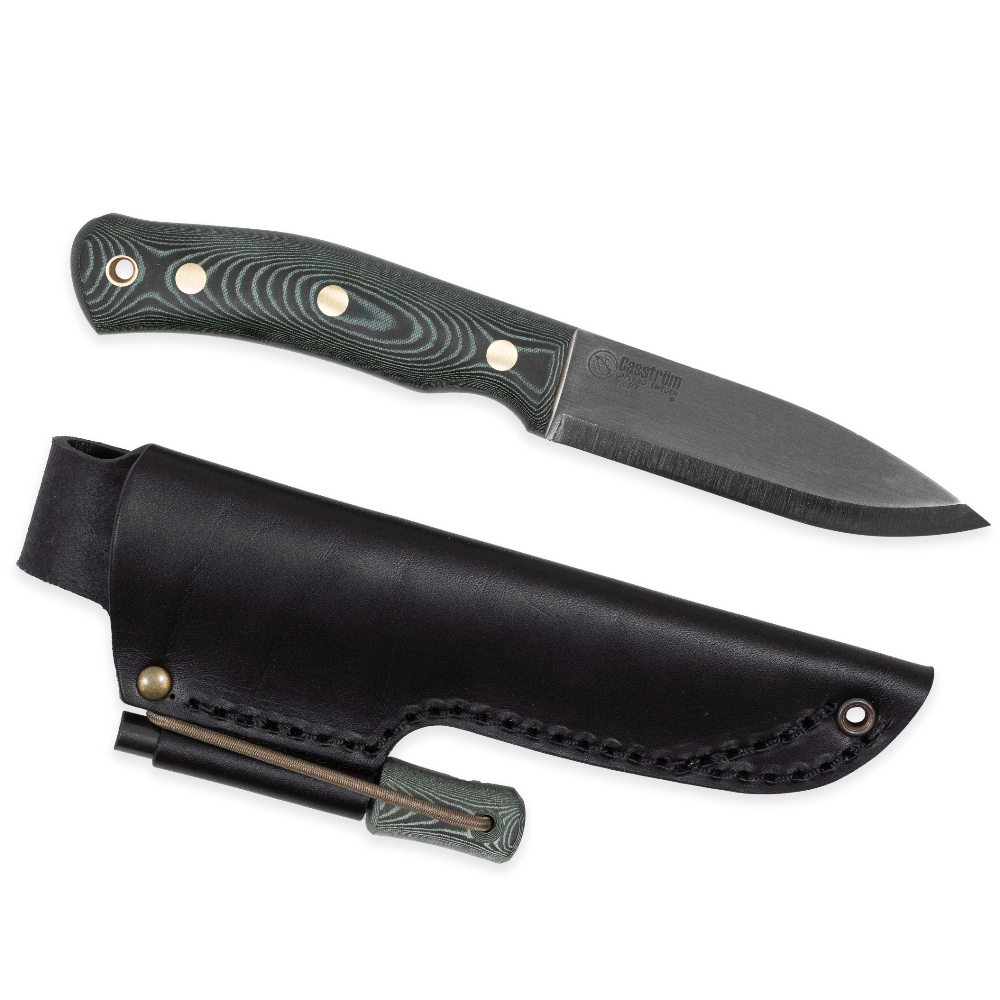 Casstr&ouml;m No.10 Swedish Forest Knife 14C28N Micarta/Scandi med Eldst&aring;l