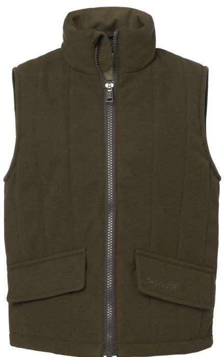 Chevalier Calf Padded Vest Junior Leather lasten topattu liivi, ruskea