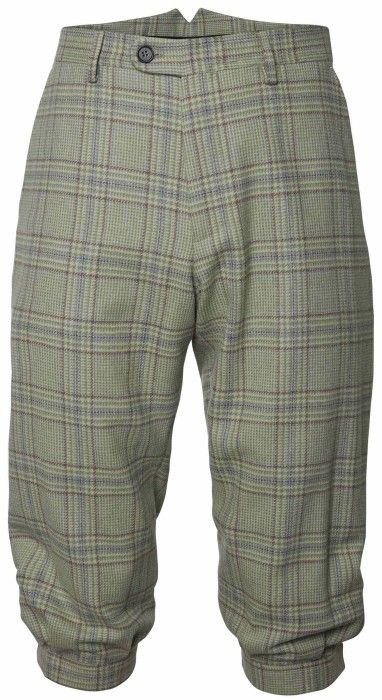 Chevalier Wiston Tweed Breeks Men Willow Green Checked
