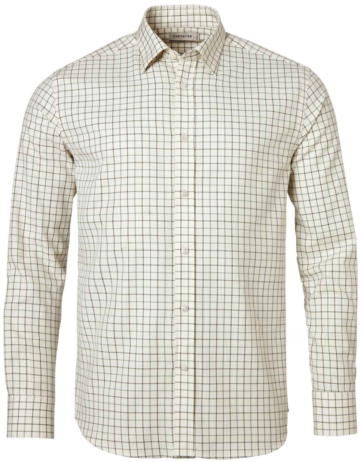 Chevalier Luton Shooting Fit Shirt paita, Hunter Green Tattersall