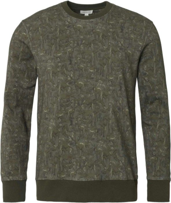 Chevalier Norton Sweatshirt Men All Over Elk Dark Green