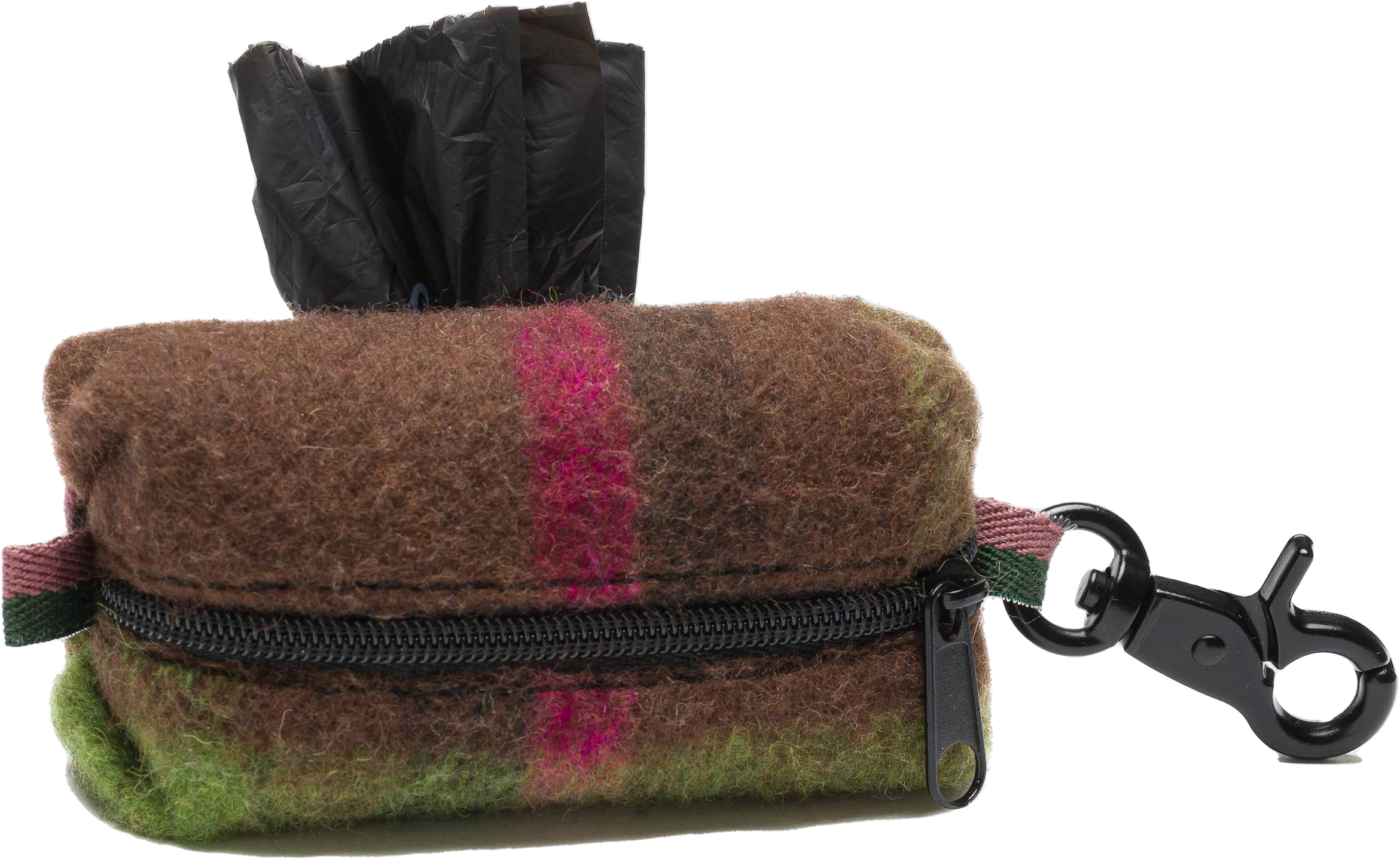 Cloud7 Doggy-Do Bag pidike koirankakkapusseille, Plaid Pink