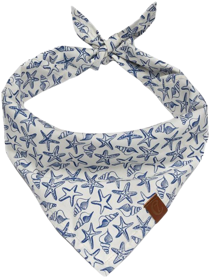 Cloud7 Bandana koiran huivi, L, Sea Stars