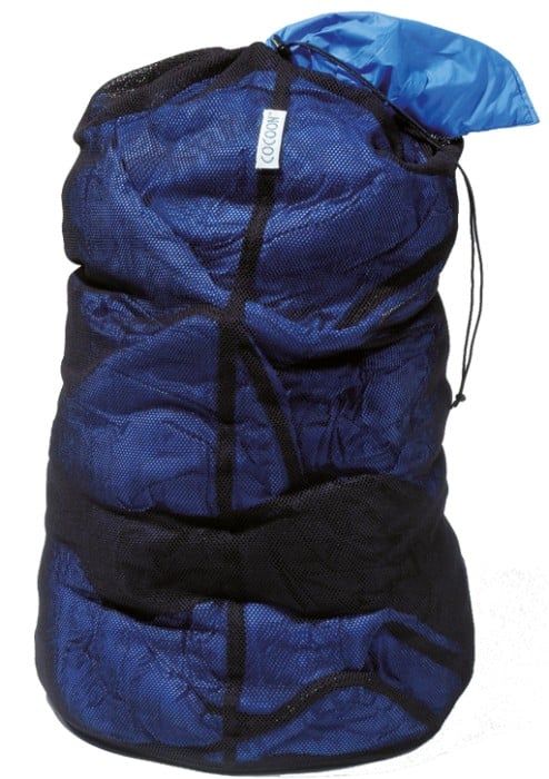 Cocoon Storage Bag for Sleeping Bag Mesh Black