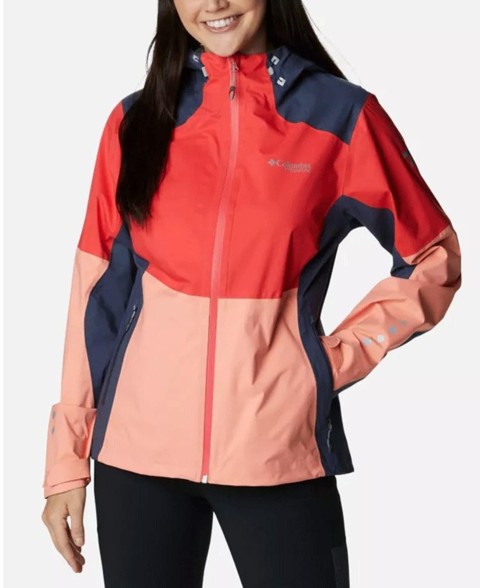 Columbia W Titan Pass 2.5L Red Hibiscus