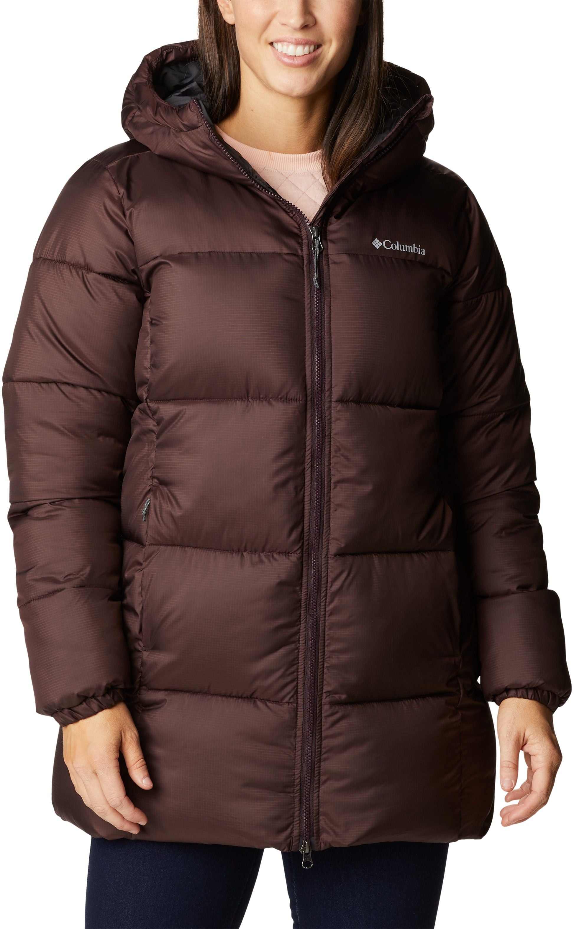 Columbia W's Puffect Mid Hooded Jacket New Cinder