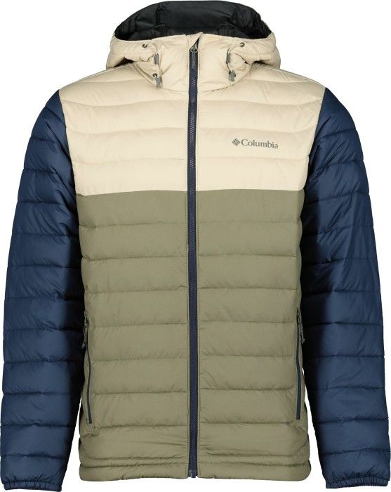 Columbia M's Powder Lite Hooded Jacket Stone Green