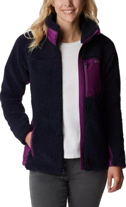 Columbia W's Archer Ridge Sherpa Jacket Dark Nocturnal/Plum