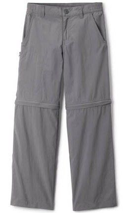 Columbia Youth Boys Silver Ridge IV Convertible Pant nuorten katkolahjehousut, harmaa