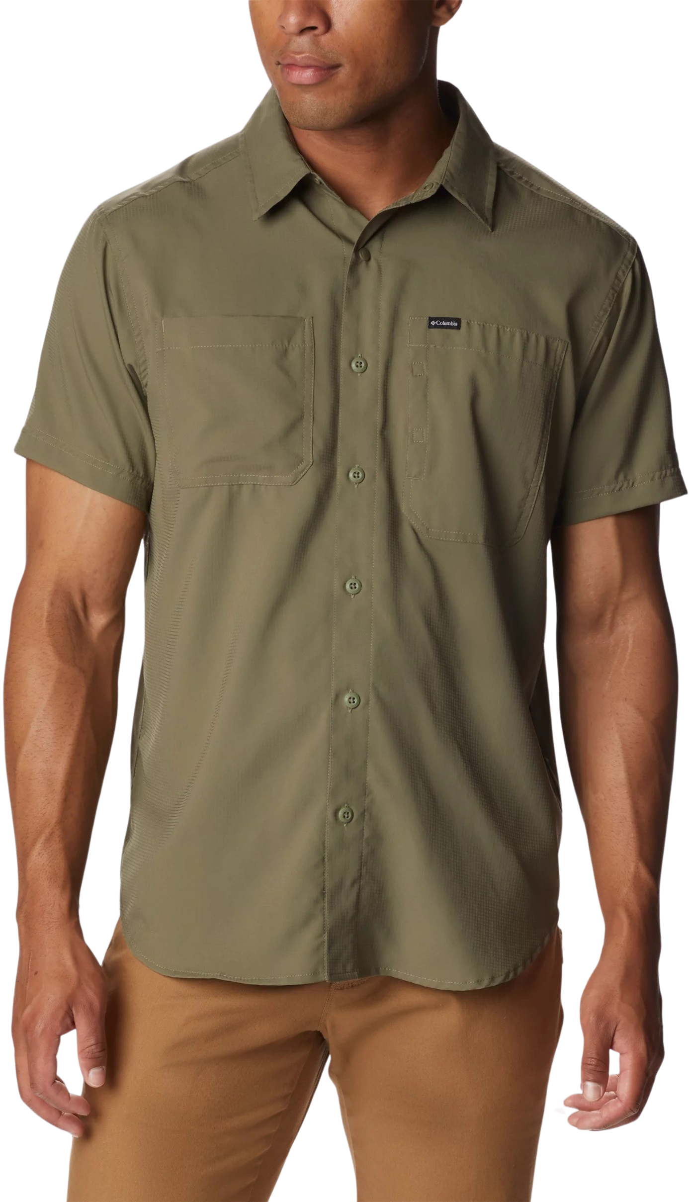Columbia M's Silver Ridge™ Utility Lite Short Sleeve Stone Green
