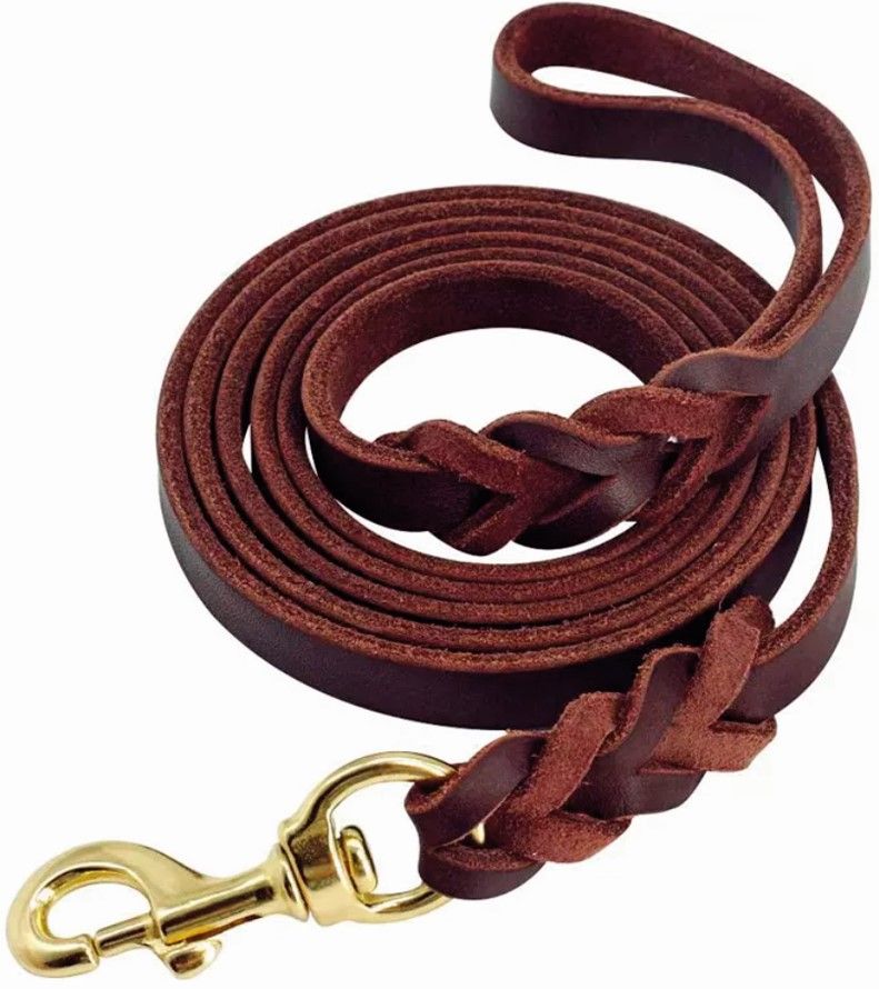 Brava Braided Leash nahkainen talutushihna, 10 mm x 210 cm
