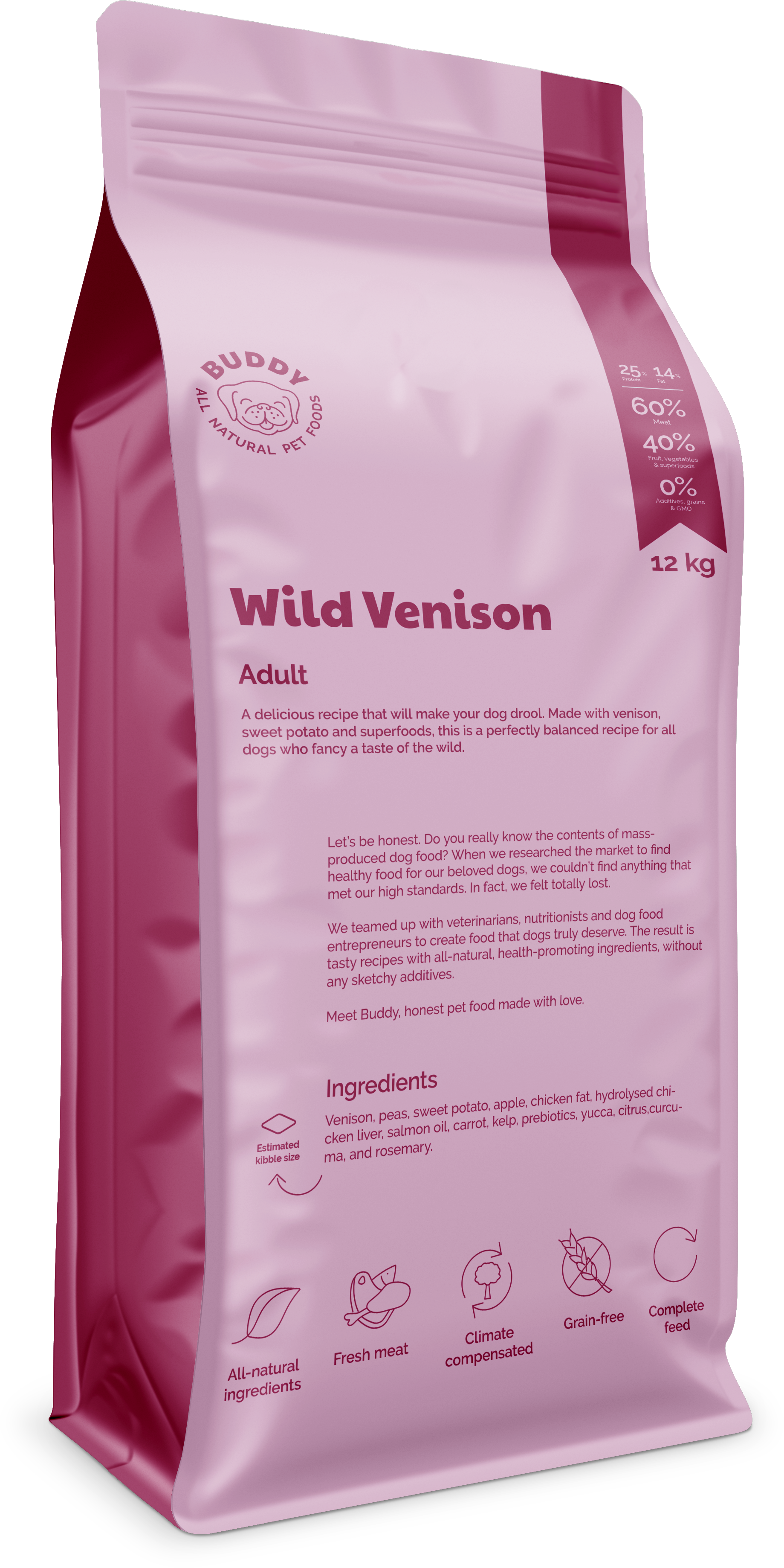 Buddy Wild Venison 12 kg