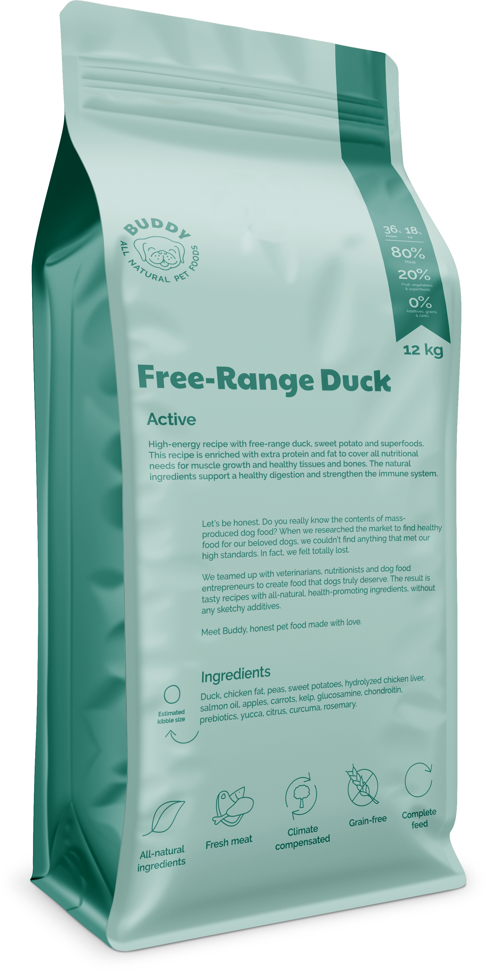 Buddy Free-Range Duck 12 kg