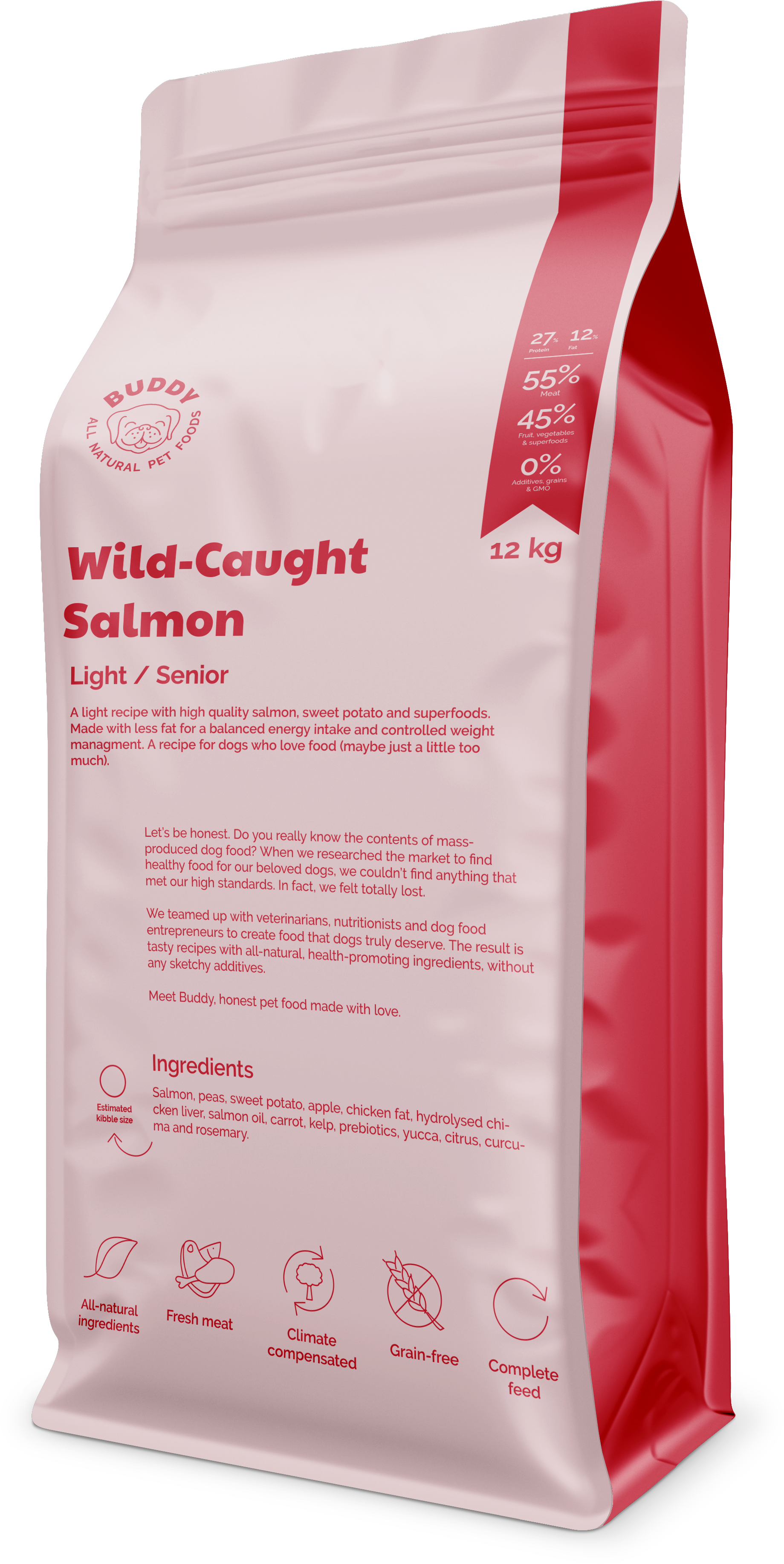 Buddy Wild Caught Salmon 12 kg